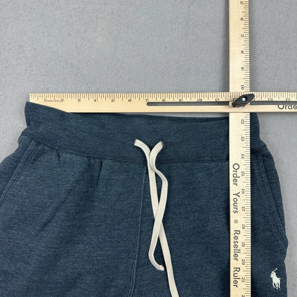 Polo Ralph Lauren Pants Men XS Blue Heather Jogger Sweatpants Pony Drawstring